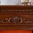 Walnut Solid Wood Freestanding Fireplace