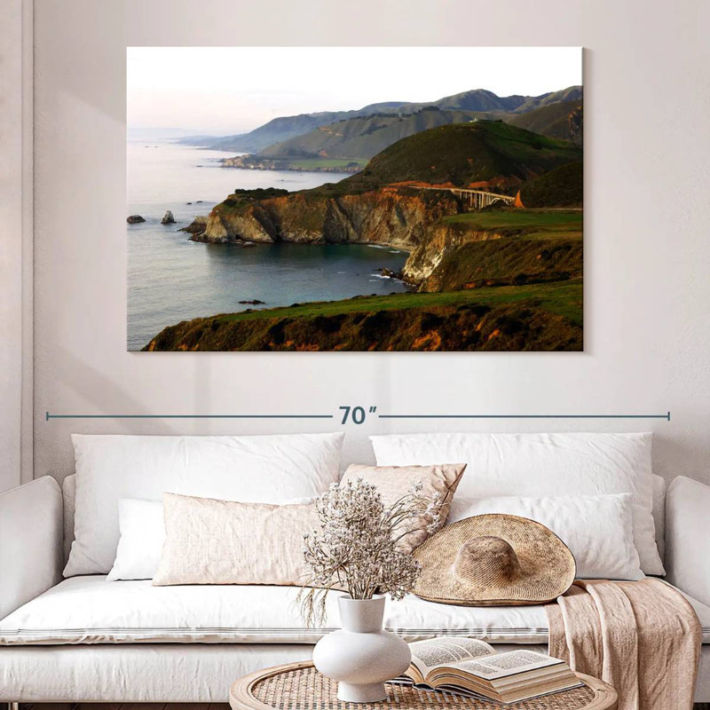 Gillard Big Sur Cliffs, 34" H x 51" W