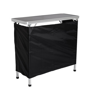 Rectangular Metal Outdoor Picnic Table , 99cm cm W 38.5cm cm D