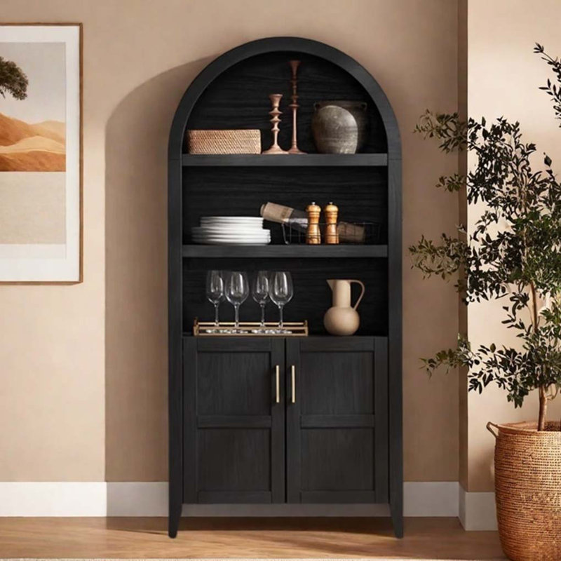 Arched Storage Display Cabinet