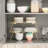 Rustproof Foldable Gold Metal Wire Kitchen Cabinet Storage Rack