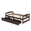 Structure de lit plateforme avec tiroirs de rangement sous le lit-1074802767