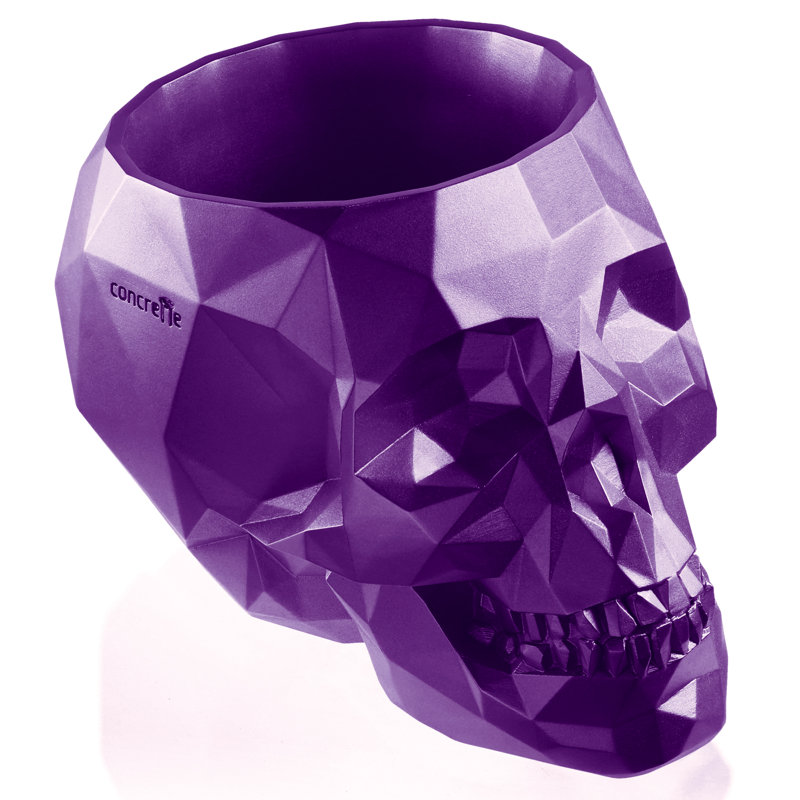 Handmade Pot Planter, Violet Metallic