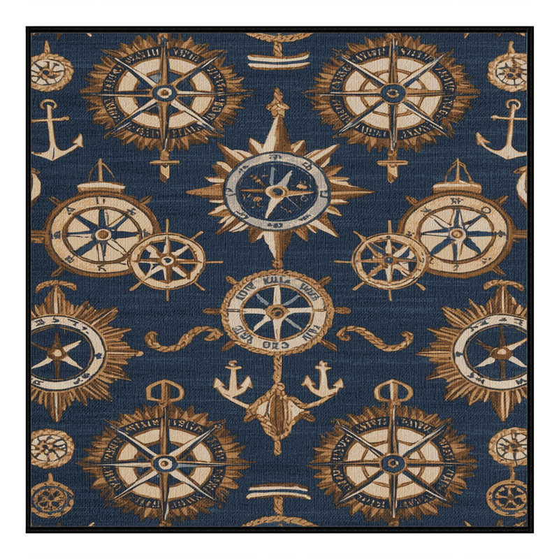  Tapis nautique lavable, Carré 6 pi