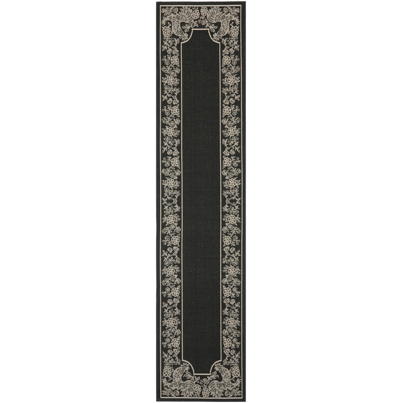 Tapis oriental d'intérieur / extérieur Havza Performance, Tapis de couloir 2 pi 3 po x 10 pi