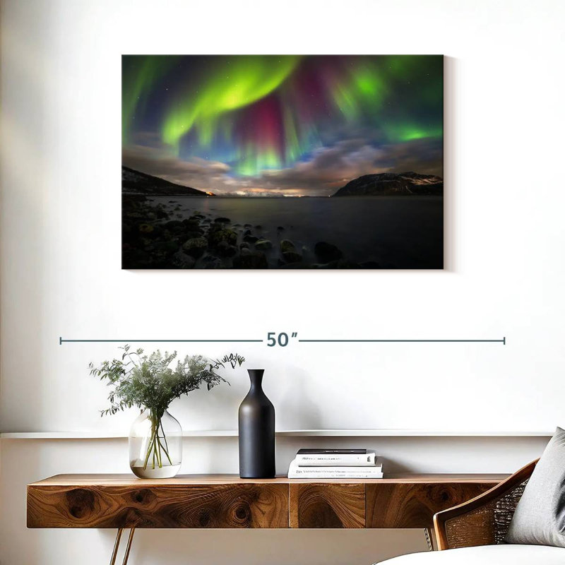 Alvord Magical Harstad Northern Lights, 24" H x 36" W