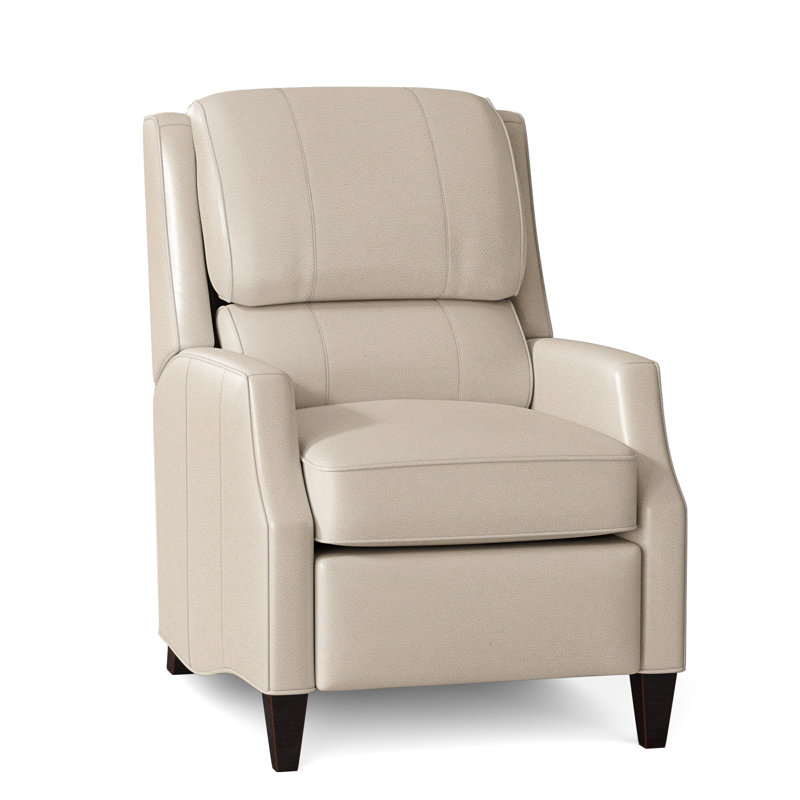 Mauney Recliner, Cobblestone, Manual, Empyrean Tweed Genuine Leather