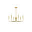 Luminaire suspendu style bougie à 6 lumières Yichen-769024724-769024682