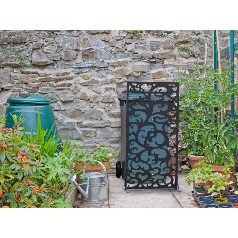 Natural Garden Screen  120x60cm, Black