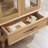 Lighted Curio Cabinet With Adjustable Shelves, Two Doors, And One Drawer For Versatile Display And Storage In Any Home-1986027850