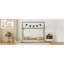 Lit simple en bois, gris
