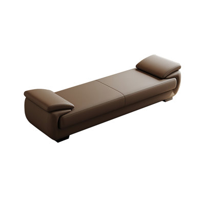 Comfortable Home Bed End Stool Leather Match Upholstered Storage Bench