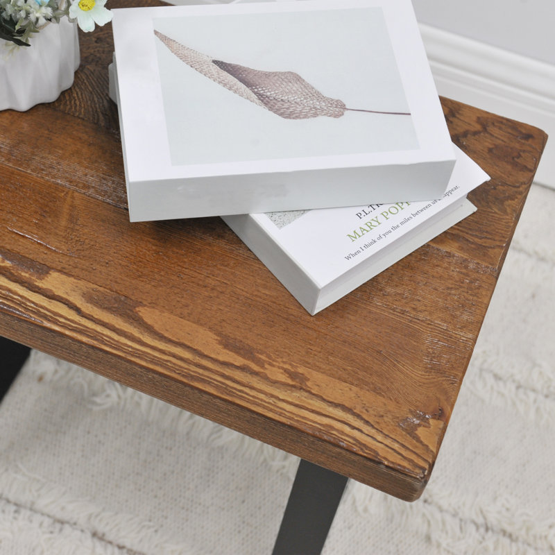 Ovellette Solid Wood Accent Stool