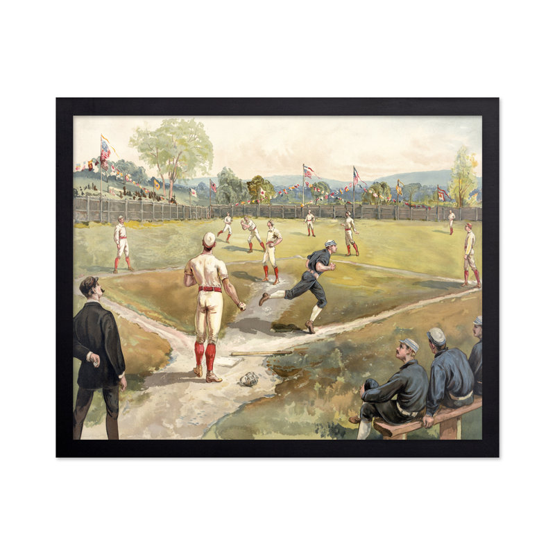 Baseball, Unframed, Poster, 12"H x 16"W