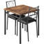 Ensemble de table de salle à manger pour 4 petits meubles de cuisine de style campagnard-659835028