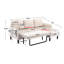 Canapé modulaire réversible Modern Canapé modulaire avec méridienne de rangement-1276981172