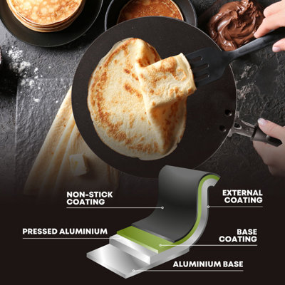 UNA Aluminum Non-Stick Crepe Pan