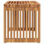 Table d'appoint de jardin vidaXL brun 19,69 po x 12,80 po x 13,78 po