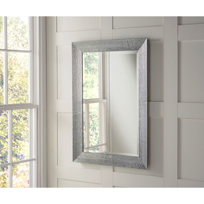 Trudeau Wood Flat Wall Mirror, 172cm H x 80cm W