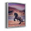 Toile encadrée de qualité supérieure Sunlit Horses II - prête à être accrochée-2038630613-2038630612