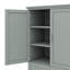 Armoire de rangement haute et large avec portes et trois tiroirs-510817928
