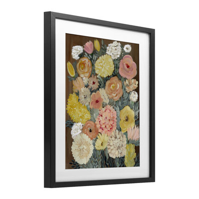 «Blossom Delight Assortment», reproduction encadrée sous verre, design par Kristal Clifford