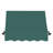 Awntech Charleston Acrylic Fabric Awning with Iron Scroll Arms-111684917-28213188