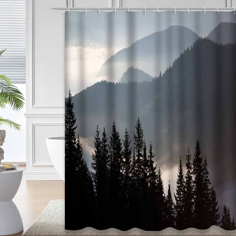 Rideau de douche Sunbeam Summer Morning, L 72 po x l 72 po
