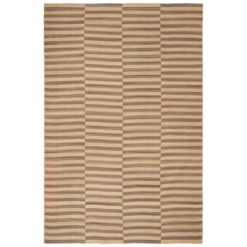 Ralph Lauren Cameron Stripe Viscose Striped Rug, Rectangle 6' x 9'