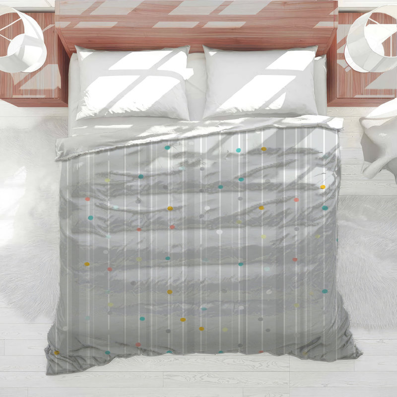 Polka Dots Bedding Pattern Comforter Modern, King