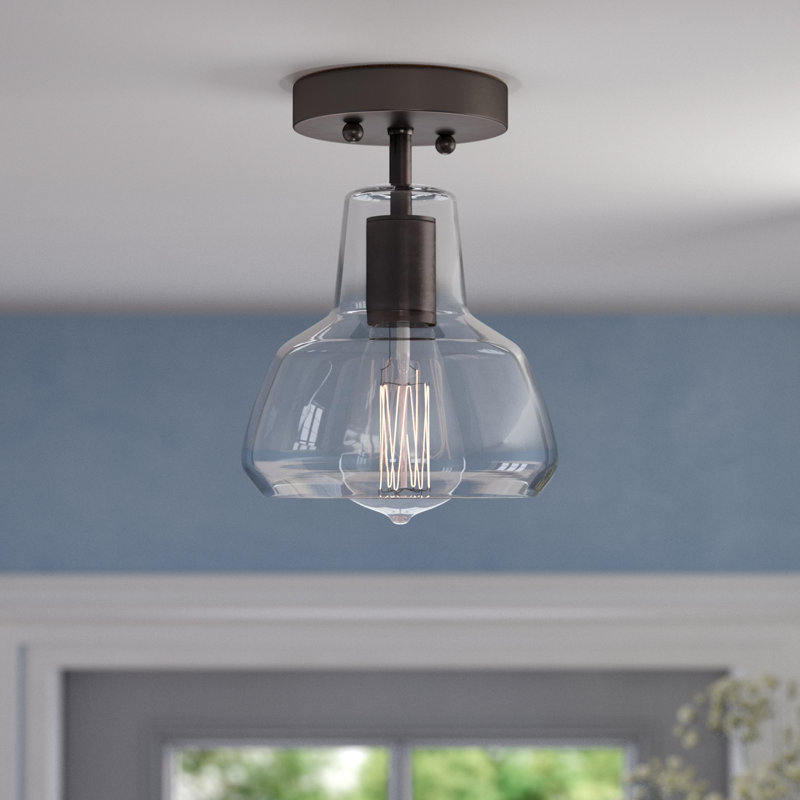 Plafonnier semi-encastré simple 6,7 po Holbeach