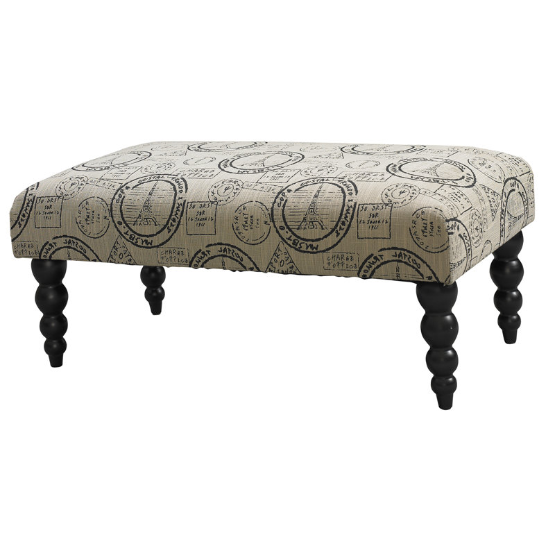 Banc rembourré à imprimé Bellavista, Paris