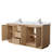 Maroni 72'' Double Bathroom Vanity with Marble Top-98287731-98287729