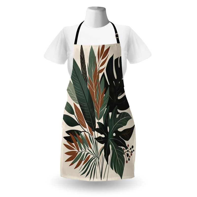 No Pattern Bib Apron