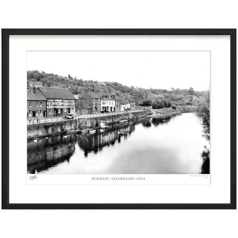 Bewdley, Severnside C1955 by Francis Frith - Single Picture Frame Print, 40cm H x 50cm W x 2.3cm D