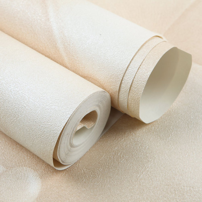 10m x 53cm 3D Embossed Matte Wallpaper Roll, Beige