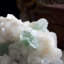Boule disco apophyllite sur Stilbite