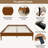 15 Inch High Full Size Solid Dry Bamboo Wood Platform Bed Frame-1403263453-1403263452