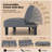 Ebern Designs Convertible Folding Futon Sofa Bed With 6-position Adjustable Backrest Cushion