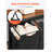2 Section Laundry Sorter with Pull-Out Bags Metal Frame & Wooden Tabletop