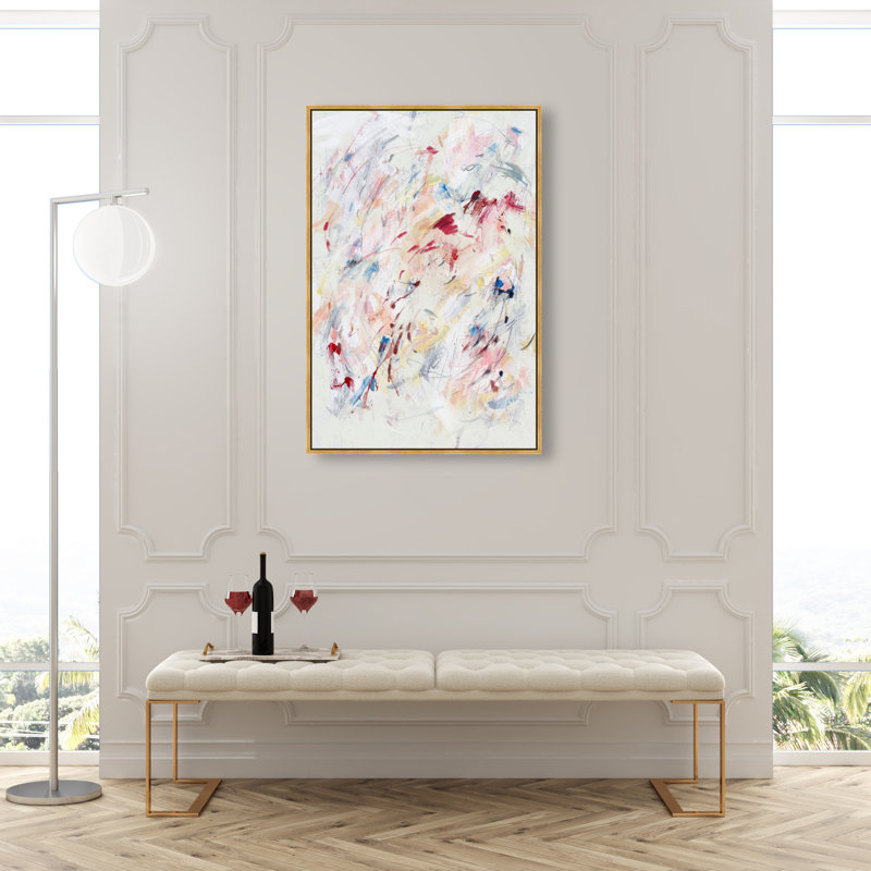 Is It Love Print by Oliver Gal, 46"H x 31"W, Gold Floater Frame
