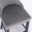 Upholstered Counter Stool with Solid Wood Frame-1674886561