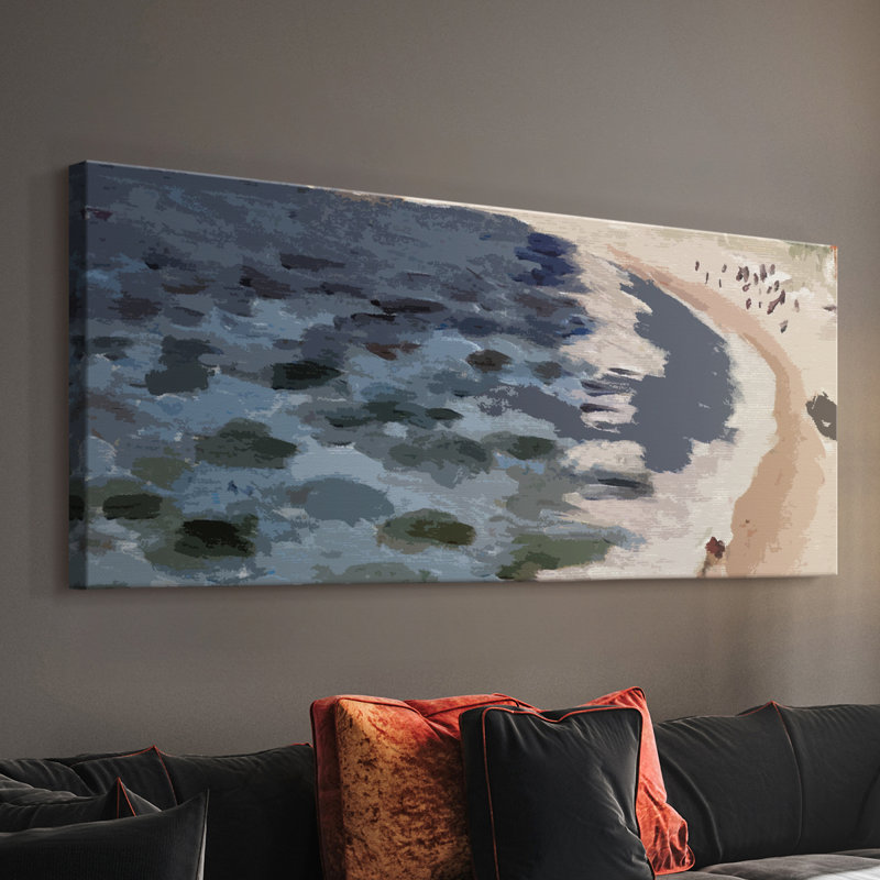 Série paysage - CCLXIV - Toile tendue avec châssis - Prêt à accrocher, H 12 po x l 30 po