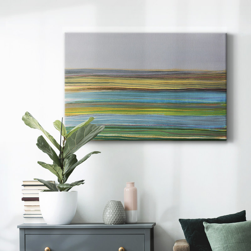 Toile tendue Parallel Striae I-Gallery, H 12 po x l 18 po