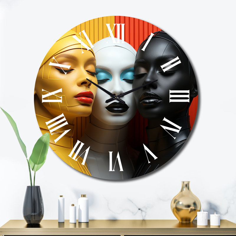Metal Wall Clock, Extra Large