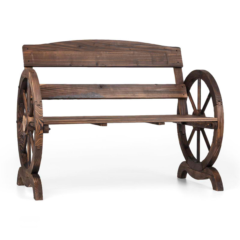 Solid Wood Fir Outdoor Bench