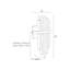 Fairfax 1 - Light Flush Mounted Sconce