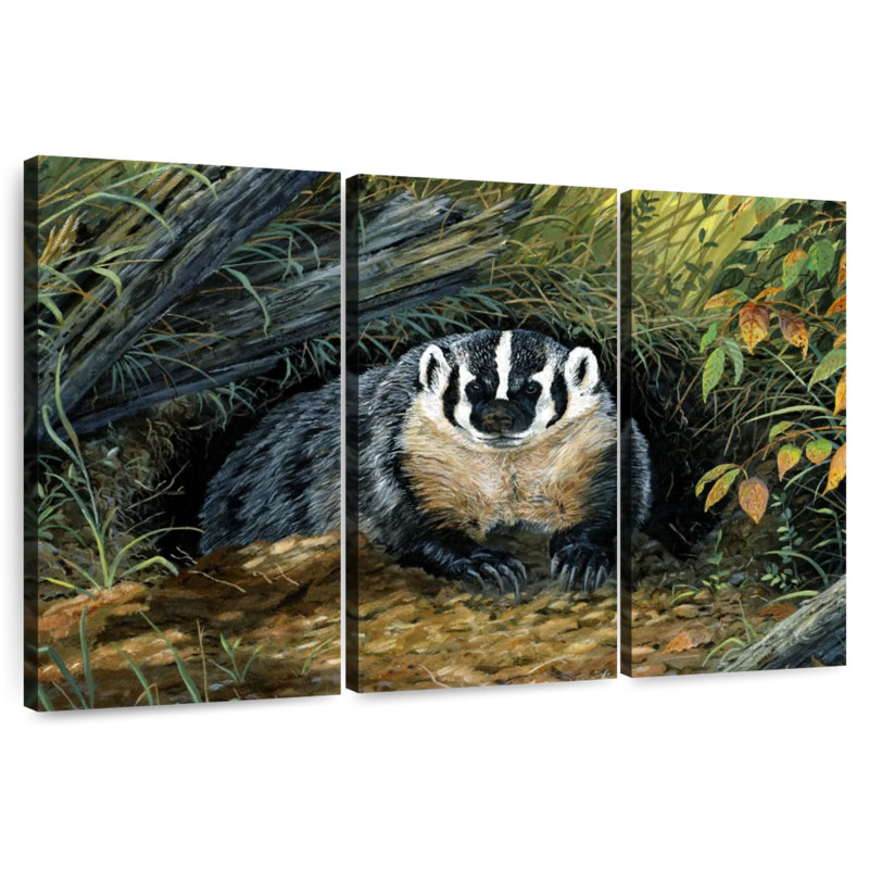 Brampt Wisconsin Badger, 28" H x 45" W