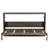 Twin Size Murphy Bed with LED Light and Desk, Foldable Wall Bed Cabinet for Small Spaces-859513032