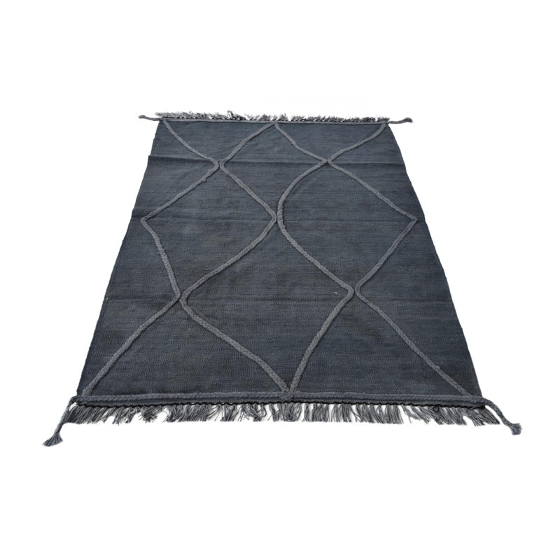 Tapis bleu Parrett